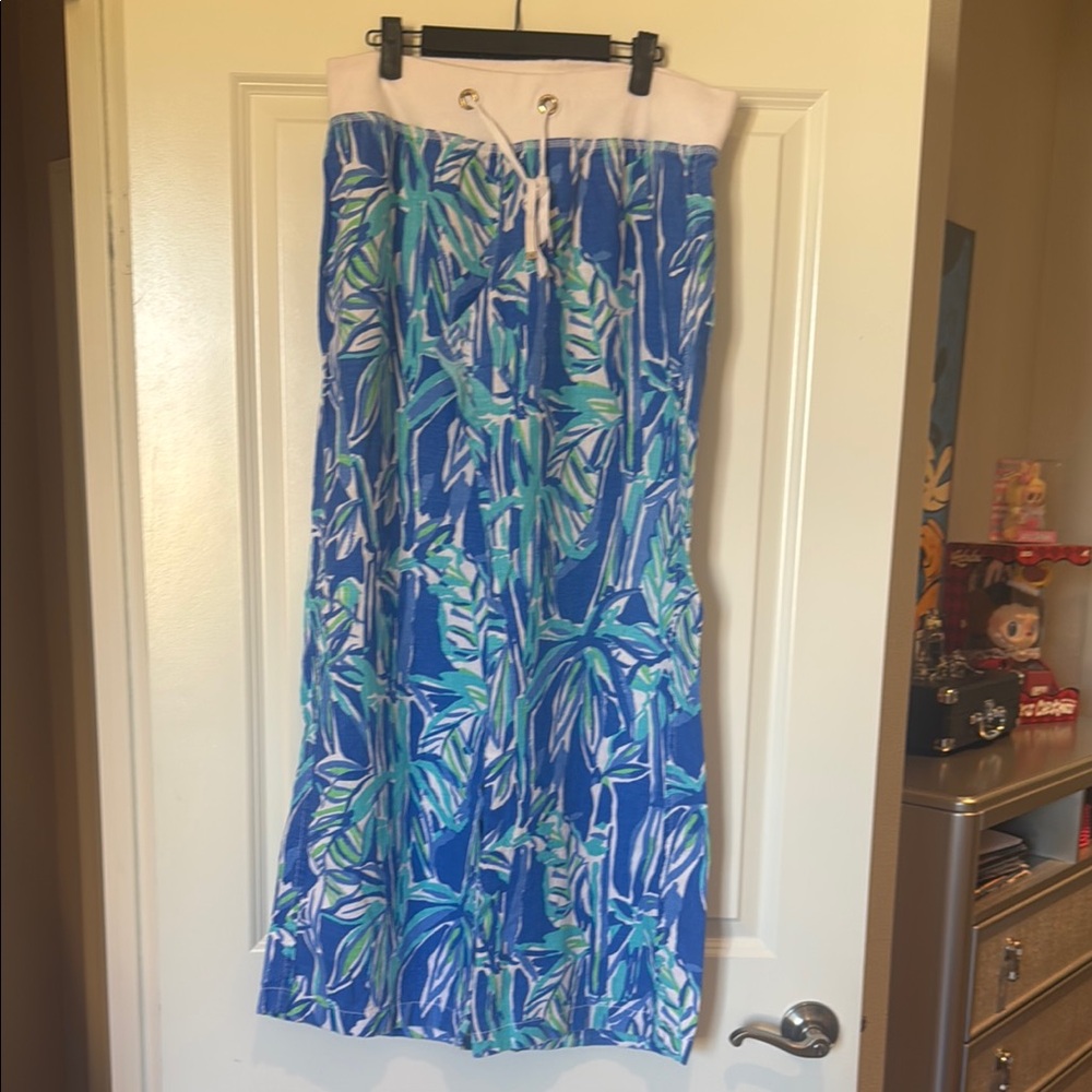 Lilly Pulitzer classic linen beach pant Sz large